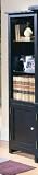 Home Elegance 8045-2 Black Rub-Through Style Entertainment Center left unit