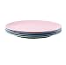 Kitchen & Housewares : Ciroa Miniamo Pastels Set of 4 Assorted Coloured 20.5cm Melamine Plates in a Acetate Pack