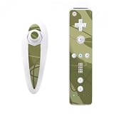 Retro Camo Design Nintendo Wii Nunchuk + Remote Controller Protector Skin Decal Sticker