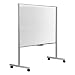 Clear Future Markerboards Vision Series Clear Mobile Dry Erase Board (8' W x 4' H)