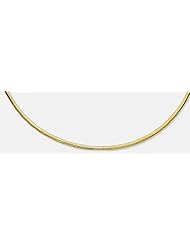3mm Cubetto (Flexible) Omega Necklace 20"