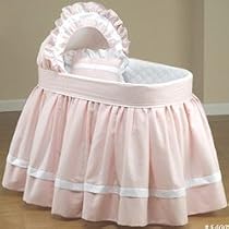 Sweet Petite Bassinet Bedding Set - Color Pink