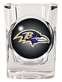 Baltimore Ravens Square Shot Glass
