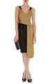 Draped Jersey and Structured Dress