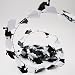 Black & White Grad Cap Garland