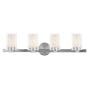 Livex 1544-91 Manhattan Bath Light Light Brushed Nickel
