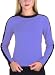 Apparel : Crew neck long sleeve yoga tee with sport side stripe