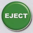 AutoCoaster ~ Eject ~ Tile Drink Coaster for car cupholder ~ code 071