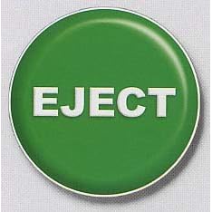 AutoCoaster ~ Eject ~ Tile Drink Coaster for car cupholder ~ code 071