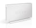 Trekstor DataStation maxi m.ub 2TB externe Festplatte (8,8 cm (3,5 Zoll), 5400rpm, 8ms, 32MB Cache, USB 2.0) weiss