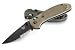 Benchmade 551SBKOD Pardue Designed Griptilian 3.45in. ComboEdge Black Blade Olive Drab Handle