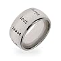 Eve's Addiction Stainless Steel Inspirational Ring