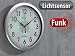 St. Leonhard Funk-Wanduhr mit automatischer Zifferblatt-Beleuchtung