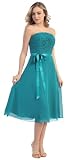 Strapless Chiffon Junior Prom Dress #2726