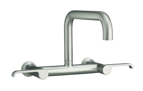 Kohler K 6127 4 Vs Torq Wall Mount Bridge Kitchen Faucet Vibrant