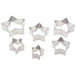 Ateco 5 Piece Plain Star Cutter Set