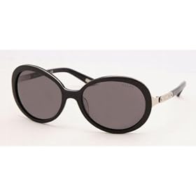 POLO RALPH LAUREN 5030 501 87 BLACK GRAY PLASTIC SUNGLASSES.