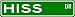 HISS Street Sign ~ Personalized Family Lastname Novelty Sign ~ Gameroom, Basement, Ga...