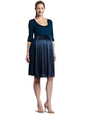 Jules  Jim Women's Maternity 3/4 Sleeve Dress With Silk Combo