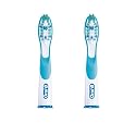 Braun Oral-B SR18-2 Sonic Sensitive Replacement Rechargeable Toothbrush Heads 2 Pack