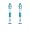 Braun Oral-B SR18-2 Sonic Sensitive Replacement Rechargeable Toothbrush Heads 2 Pack