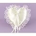 Ivory Heart Shaped Pillow