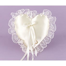 Click here to buy Ivory Heart Shaped Pillow by SHOPZEUS.