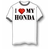 love my honda Ringer T-Shirt