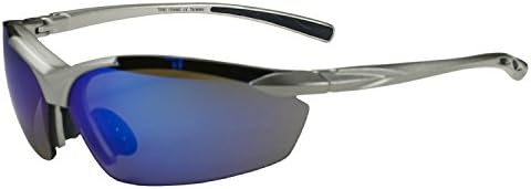 Hilton Bay TR18 Sports Wrap Sunglasses for Golf, Fishing, Cycling, Running -Unbreakable
