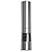 PomStream Battery Operated Salt or Pepper Mill and Grinder with Adjustable Grind Level, Transparent Ingredient Window and LED Light (Single Pack)