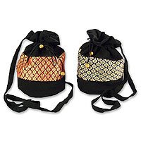 Jungle Life shoulder bags (pair)