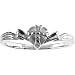 Sterling Silver Heart Chastity Ring