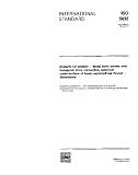 ISO 5835:1991, Implants for surgery -- Metal bone screws with hexagonal drive connection, spherical under-surface of head, asymmetrical thread -- Dimensions