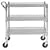 Seville Classics SHE18304 18-Inch by 34-Inch by 33-1/2-Inch Industrial All-Purpose Utility Cart, Chrome