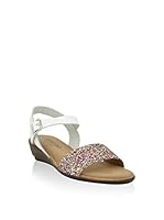 LIBERITAE WOMEN Sandalias de cuña (Multicolor)