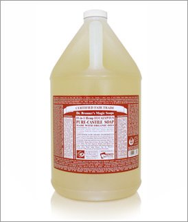 Organic Eucalyptus Oil Pure Castile Soap Liquid-1 Gal Brand: Dr. Bronners Magic Soap