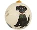 I Love My Dog - Black Dog Personalized Christmas Ornament