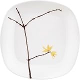 Wedgwood Painted Garden Forsythia Square Bread and Butter Plate 6-in.