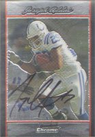 Joseph Addai, Indianapolis Colts, 2007 Bowman Chrome Autographed Card