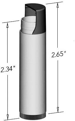 50 Empty Black Lip Balm Tubes