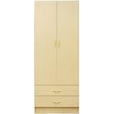 Wardrobe with Two Doors in Maple