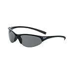 Nike Skylon EXP RD.P Interchange Sunglasses, EV0210-006, Black Frame/ Gray POLARIZED + Orange Lenses