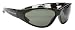 Body Glove 90257 True-Color Recognition Infrared High Impact Safety Glasses, Midnight Black Frame, Gray Lens