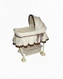 Arms Reach Co-Sleeper Mini Harmony Collection, Cocoa Dot