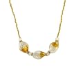 Necklace - N141 - Twisted Murano Glass ~ Topaz