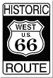 Route 66 Refrigerator Magnet