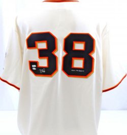 Signed Brian Wilson SF Giants Jersey 