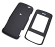 Premium Black Rubberized Coated Design Snap-On Hard Cover Protector Case for Verizon Samsung Sway U650