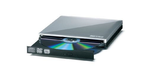 BUFFALO USB2.0用 外付けポータブルDVDドライブ DVSM-PN58U2V-SV