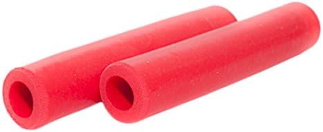 Asti SIA550 Silicone Foam Bicycle Grips, Red